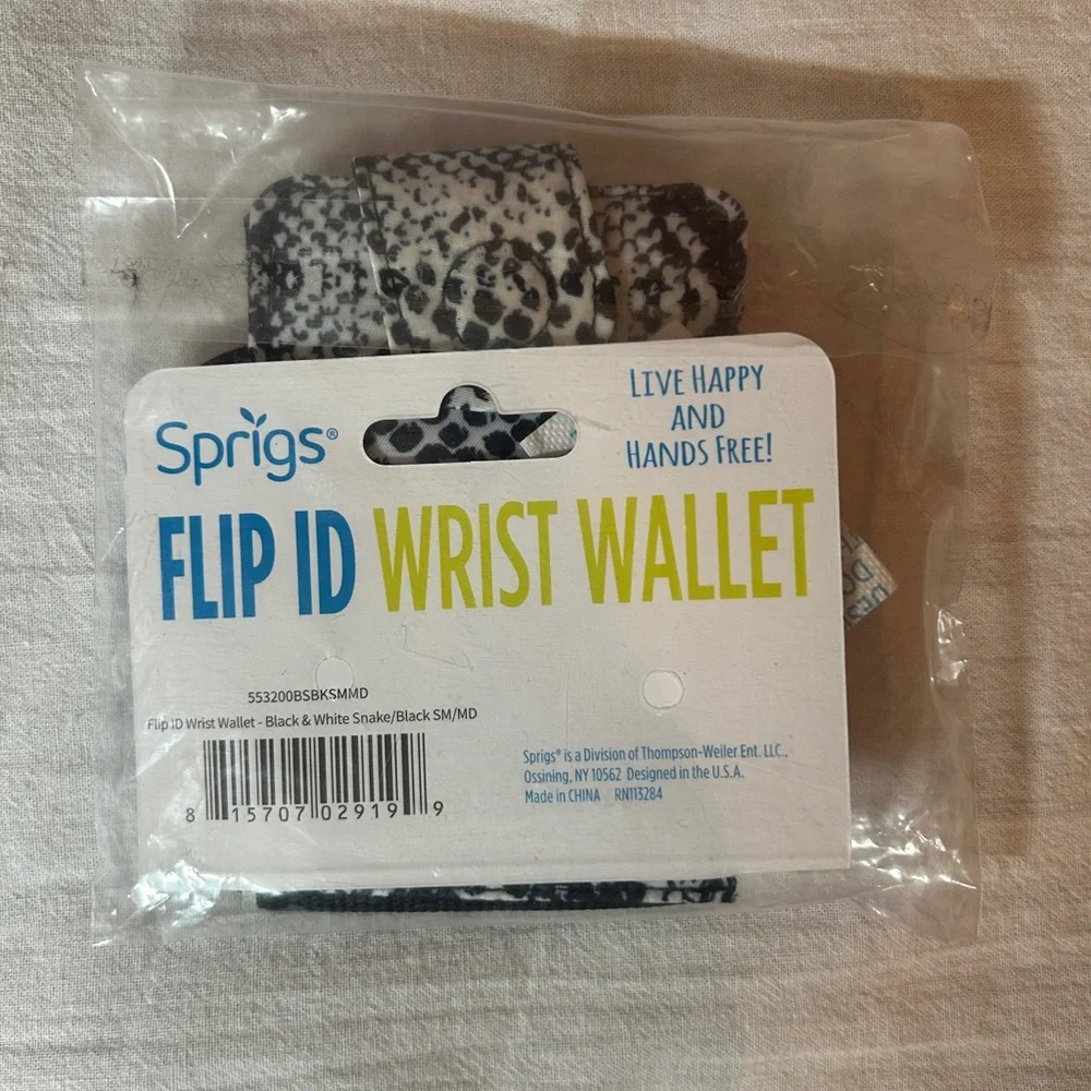 Sprigs Flip Walker Black and White Reptile Pattern